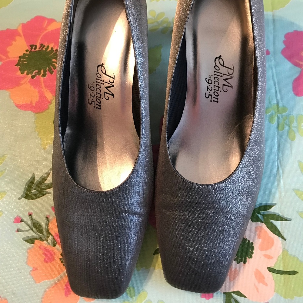 PM Collection by 925 Silver Sparkly Pumps 9W EUC